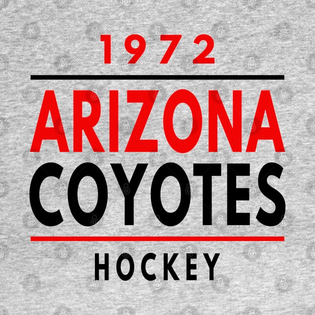 Arizona Coyotes Hockey 1972 Classic by Medo Creations